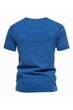 Knopen Zomer Korte Mouwen Casual Heren T-shirt