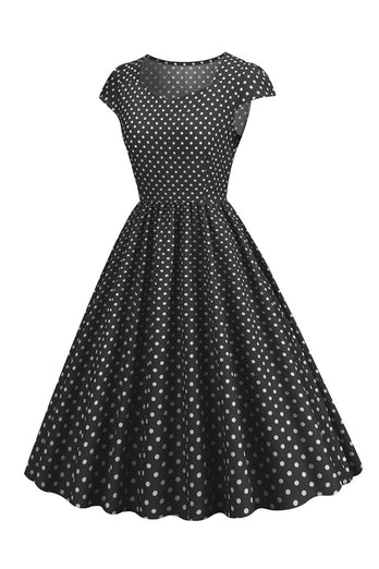 Polka Dots Swing jaren 1950 Jurk