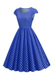 Polka Dots Swing jaren 1950 Jurk