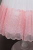 Afbeelding in Gallery-weergave laden, Roze mouwloze bloem tule meisjes jurk met strik