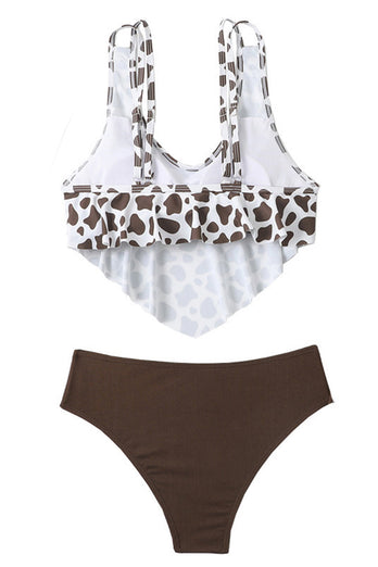 Leopard Two Pieces Brown Badmode