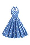 Roze Polka Dots Pin Up Vintage jaren 1950 Jurk