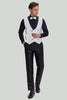 Afbeelding in Gallery-weergave laden, Witte Heren 3 Delige Sjaal Revers Prom Suits