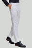 Afbeelding in Gallery-weergave laden, Witte Jacquard Satijn 2 Delige Sjaal Revers Heren Prom Suits