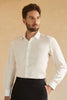 Afbeelding in Gallery-weergave laden, Lange mouwen wit massief herenpak shirt