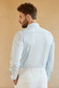 Afbeelding in Gallery-weergave laden, Lange mouwen lichtblauw massief pak shirt