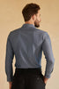 Afbeelding in Gallery-weergave laden, Lange mouwen grijs herenpak shirt