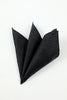 Afbeelding in Gallery-weergave laden, Zwarte Jacquard Heren 5-delige Accessoire Set Tie en Vlinderdas Pocket Vierkante Bloem Revers Pin Tie Clip