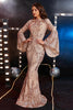Afbeelding in Gallery-weergave laden, Champagne pailletten zeemeermin lange mouwen formele jurk