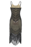 Fringed Vintage 1920s Pailletten Jurk