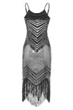 Fringed Vintage 1920s Pailletten Jurk