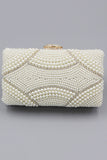 Ivory Kralen Parels Party Clutch