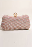 Glitter Blush Kralen Party Clutch