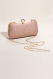 Glitter Blush Kralen Party Clutch