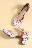 Witte Zwarte Strip Retro Schoenen