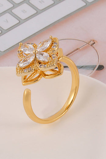 Gouden Ring met Kralen