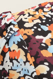 V Hals Floral 1950s Vintage Jurk