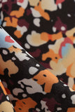 V Hals Floral 1950s Vintage Jurk