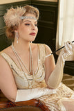 Champagne Drop Oorbellen Ketting 1920s Party Accessoires Set