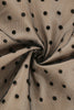 Afbeelding in Gallery-weergave laden, Black Off the Shoulder Polka Dots jaren 1950 Jurk