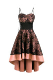 Blush Lace Hoog-laag Halloween Jurk