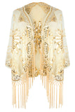Fringes Pailletten 1920s Cape