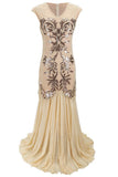 Lange Pailletten 1920s Gatsby Jurk