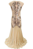 Lange Pailletten 1920s Gatsby Jurk