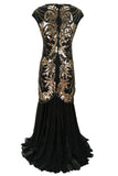 Lange Pailletten 1920s Gatsby Jurk