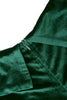 Afbeelding in Gallery-weergave laden, A-lijn van de schouder donkergroene fluwelen jurk
