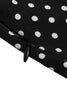 Afbeelding in Gallery-weergave laden, Zwarte Polka Dots Vintage Jurk met korte mouwen