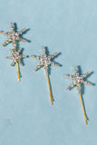 Simple Star Golden Strass Hair Clip