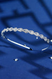 Zilveren Strass Bruiloft Hoofdband