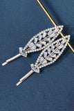 Strass Leaf Bangs Side Hair Clip