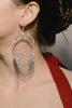 Afbeelding in Gallery-weergave laden, Sprankelende strass omwikkelde zilveren oorbellen