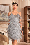 Gouden Spaghetti Bandjes Franje Roaring 20s Great Gatsby Jurk