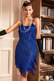 Gouden Spaghetti Bandjes Franje Roaring 20s Great Gatsby Jurk