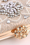 Champagne Strass Pearl Party Handtas