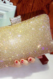 Zwarte Spakly Strass Avond Handtas