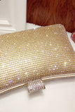 Zwarte Spakly Strass Avond Handtas