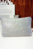 Zwarte Spakly Strass Avond Handtas