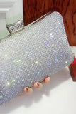 Zwarte Spakly Strass Avond Handtas