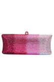 Fuchsia Ombre Saprkly Pailletten Avond Clutch Bag