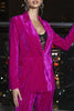 Afbeelding in Gallery-weergave laden, Fuchsia Notched Revers One Breasted Women Suits voor Party