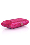 Sprankelende Fuchsia Rhinestone Evening Party handtas