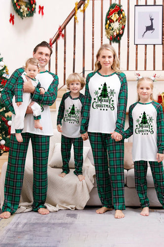 Plaid Matching Familie Kerst Pyjama Sets