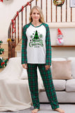 Plaid Matching Familie Kerst Pyjama Sets