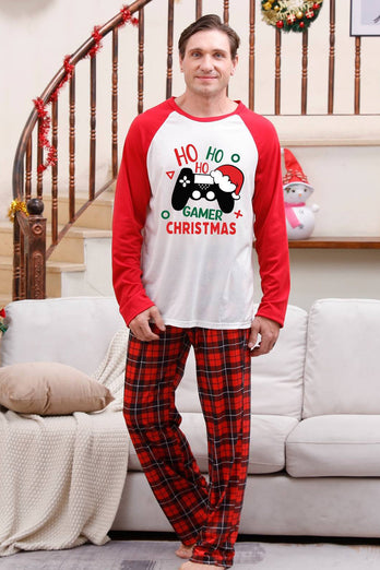 Familie Rode Plaid Merry Christmas Pyjama Sets