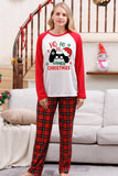 Familie Rode Plaid Merry Christmas Pyjama Sets