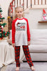 Afbeelding in Gallery-weergave laden, Rode geruite bijpassende familie kerst pyjama sets